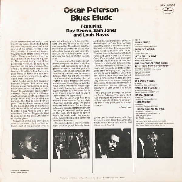 Release: Blues Etude-Vinyl-Japan-1977-SFX-10552, SFX-10552-6990341