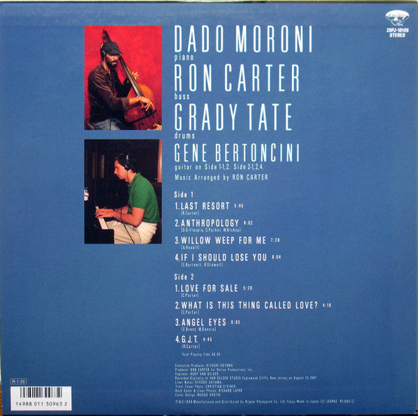 Ron Carter Presents  Dado Moroni