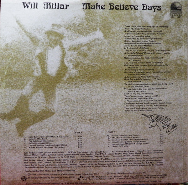 Release: Make Believe Days-Vinyl-Canada-1976-SPL 1002-6447713