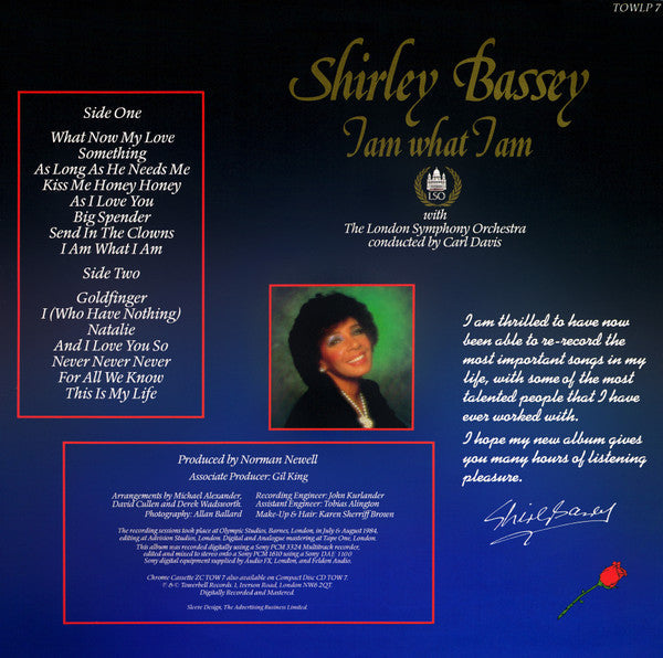 Master Release: I Am What I Am by Shirley Bassey