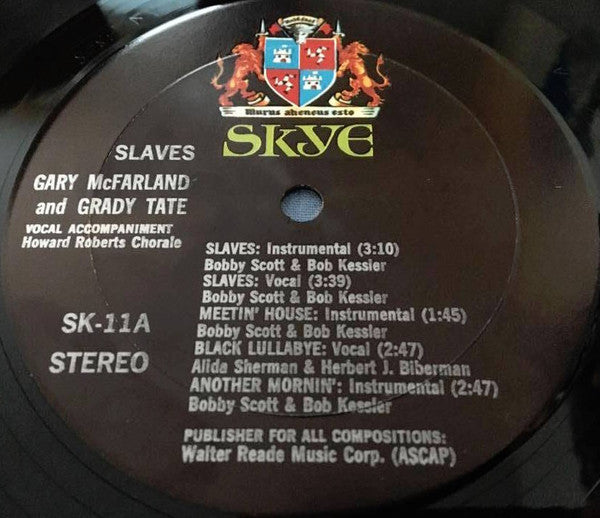 Master Release: Slaves by Grady Tate