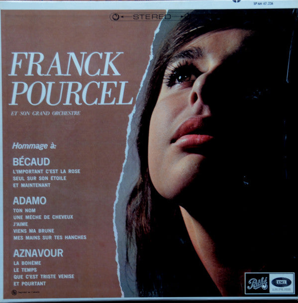 Master Release: Hommage A: Becaud, Adamo, Aznavour by Franck Pourcel Et Son Grand Orchestre
