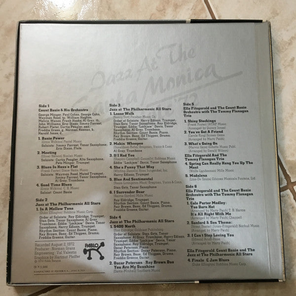Release: Jazz At The Santa Monica Civic '72-Vinyl, Box Set-Japan-1974-MW 9047/9-7883167