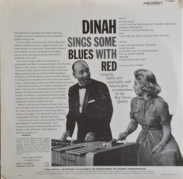 Release: Dinah Sings Some Blues With Red-Vinyl-US-1960-T-1354-3576461