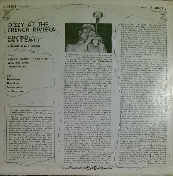 Master Release: Dizzy On The French Riviera by Dizzy Gillespie