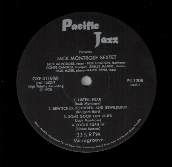 Jack Montrose Sextet