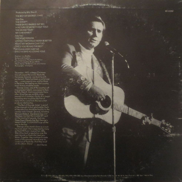 Release: The Best Of George Jones-Vinyl-US-1975-KE 33352-2261802
