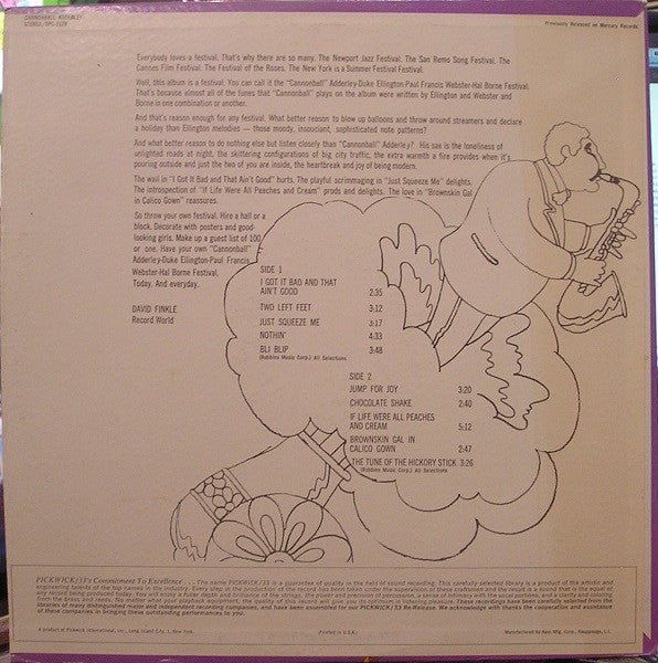Master Release: Jump For Joy by Cannonball Adderley
