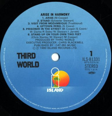 Release: Arise In Harmony-Vinyl-Japan-1980-ILS 81331-7664232