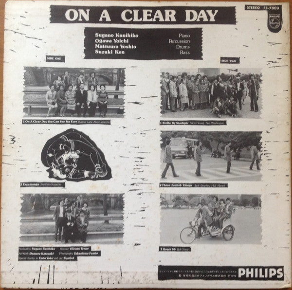Master Release: On A Clear Day: Live At Van99 Hall by Kunihiko Sugano Trio