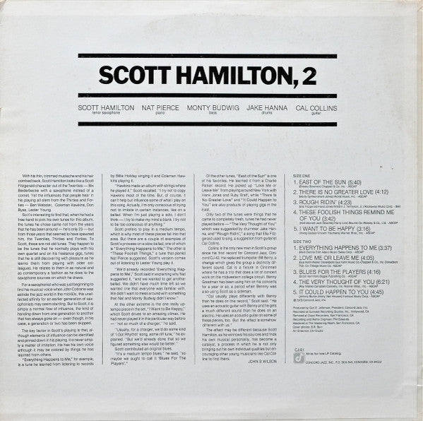 Release: Scott Hamilton, 2-Vinyl-US-None-CJ-61-7607454