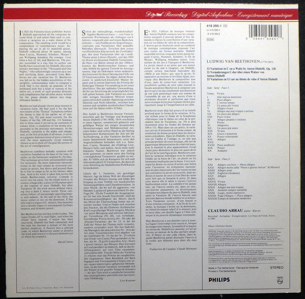 Master Release: Diabelli Variationen by Ludwig van Beethoven