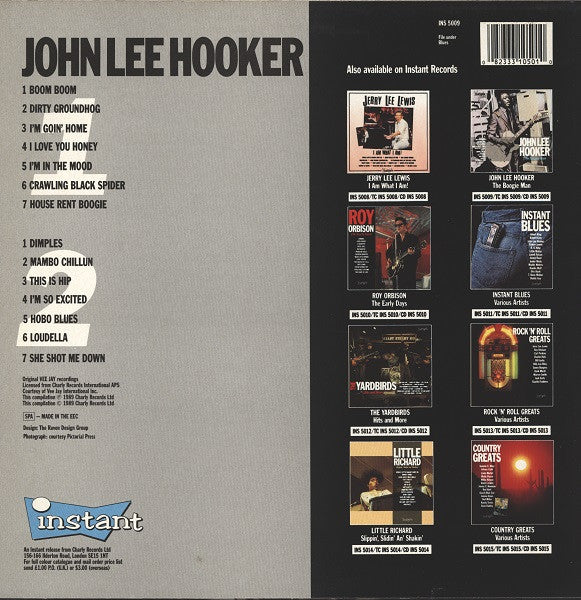 Master Release: The Boogie Man by John Lee Hooker