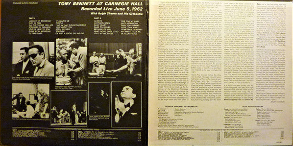 Release: At Carnegie Hall Recorded Live June 9 1962-Vinyl-US-None-CC2S 823, CC2-S0823-4182422