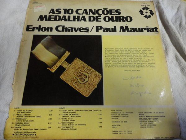 Master Release: As 10 Canções Medalha De Ouro by Paul Mauriat