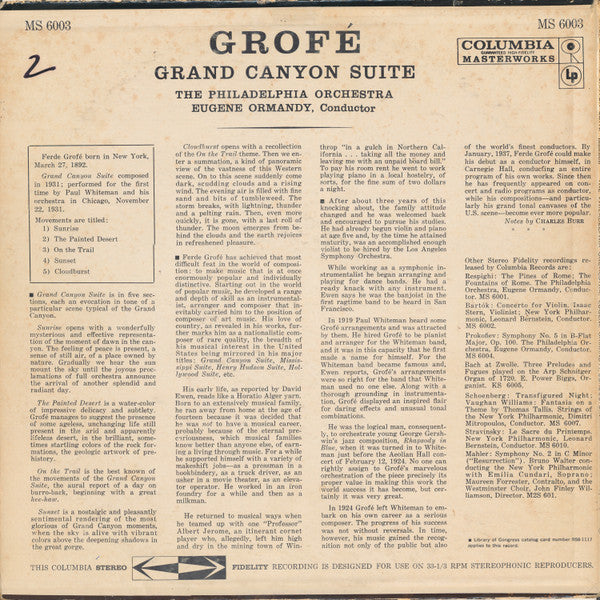 Master Release: Grand Canyon Suite by Ferde Grofé
