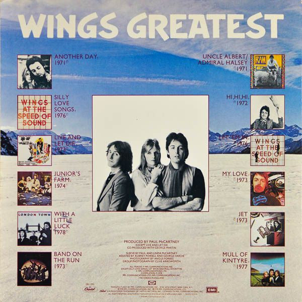 Release: Wings Greatest-Vinyl-US-1978-SOO-11905, SOO-11905-6412605