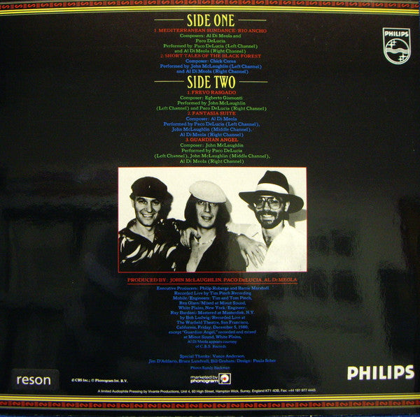 Release: Friday Night In San Francisco-Vinyl-UK-1997-6302 137, VPLP001-5077396