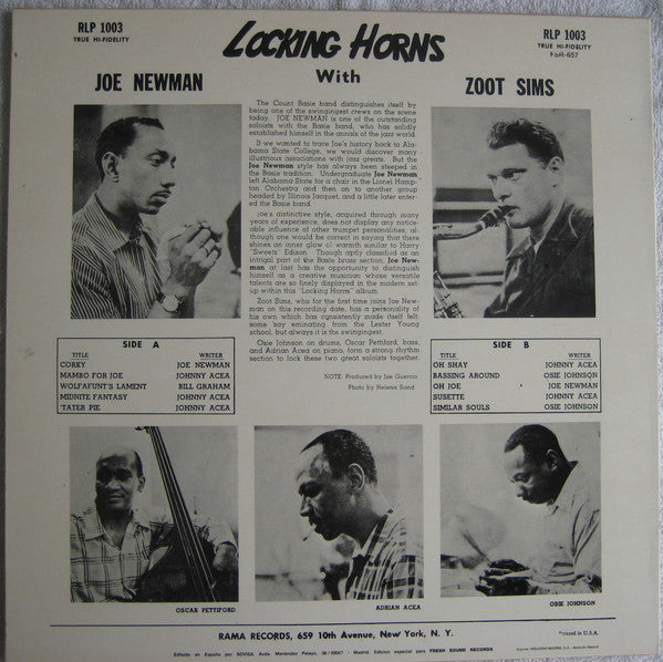 Release: Locking Horns-Vinyl-Spain-1988-RLP 1003-6268248