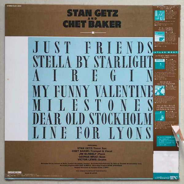 Master Release: Line For Lyons by Stan Getz