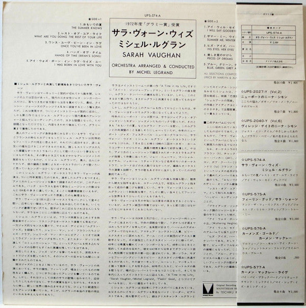 Release: Orchestra Arranged And Conducted By Michel Legrand-Vinyl-Japan-1973-UPS-574-A-8633289