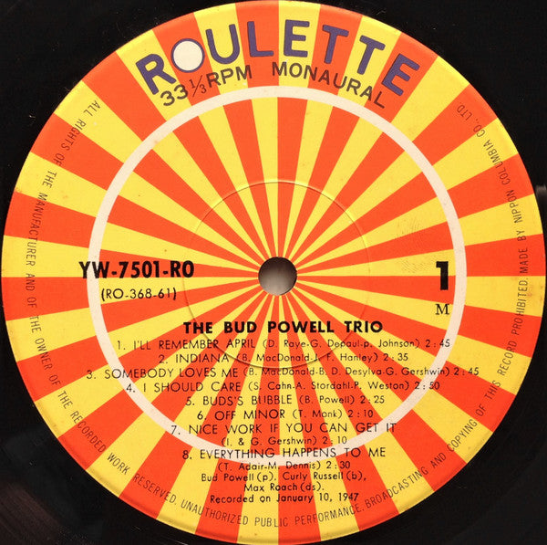 The Bud Powell Trio