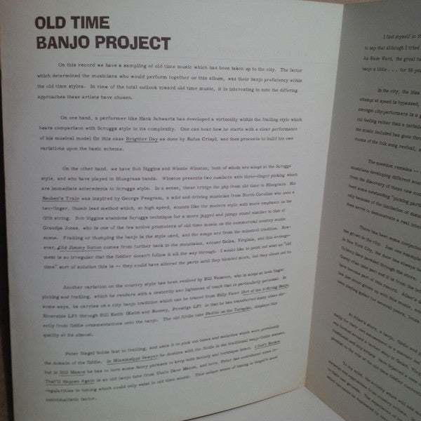 Old Time Banjo Project