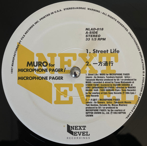 Release: Street Life-Vinyl-Japan-1997-NLAD-018-1307162