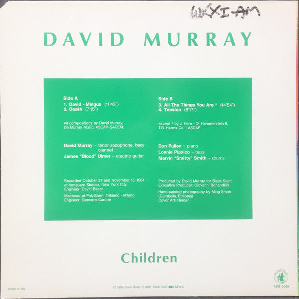 Release: Children-Vinyl-Italy-1985-BSR 0089-1109151