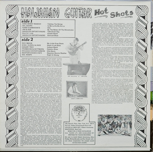 Master Release: Hawaiian Guitar Hot Shots by Various