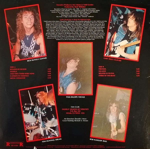 Release: Bonded By Blood-Vinyl-Europe-1985-RR 9787, none-2146468