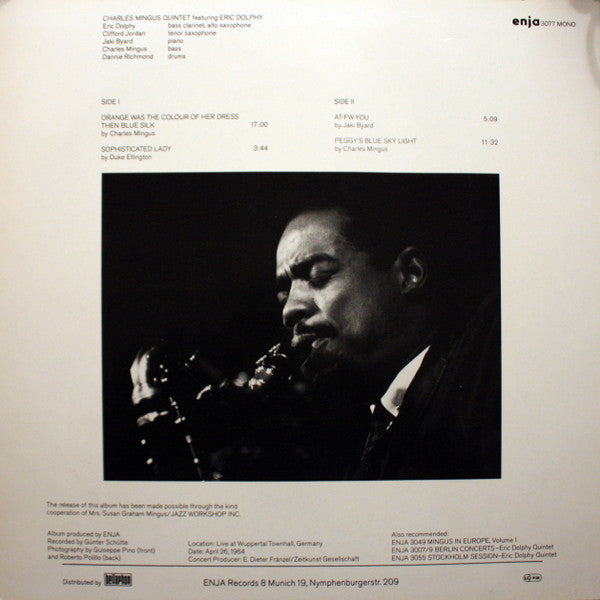 Release: Mingus In Europe Volume II-Vinyl-Germany-1981-3077-7078687