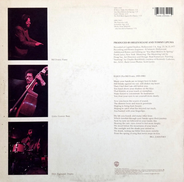 Release: You Must Believe In Spring-Vinyl-US-1981-HS 3504-2018689