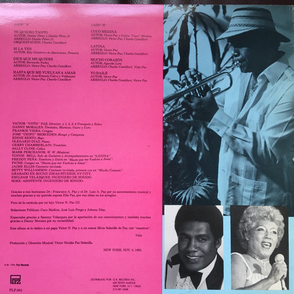 Master Release: Con Mas Sabor Que Nunca by Victor Paz Y Su Orquesta