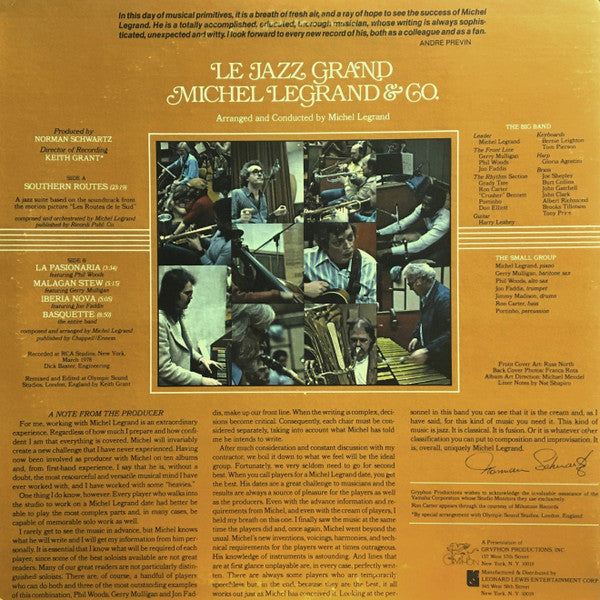 Release: Le Jazz Grand-Vinyl-US-1979-G-786-2741166