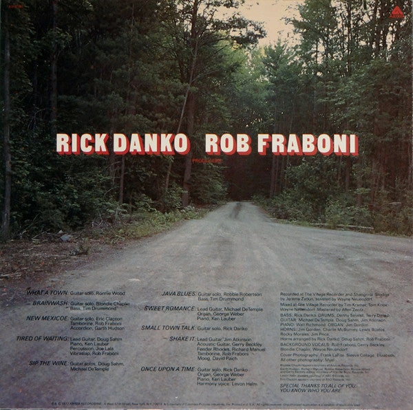 Release: Rick Danko-Vinyl-US-1977-AB 4141-1691065