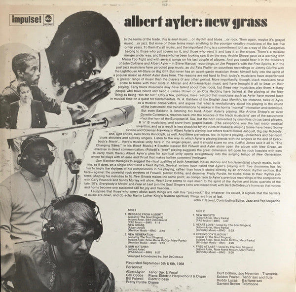 Release: New Grass-Vinyl-US-1969-A-9175, AS-9175, A-9175, AS-9175-7314063