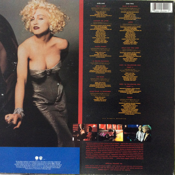 Master Release: I'm Breathless (Music From And Inspired By The Film Dick Tracy) by Madonna