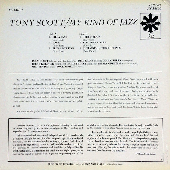 Master Release: My Kind Of Jazz by Tony Scott (2)