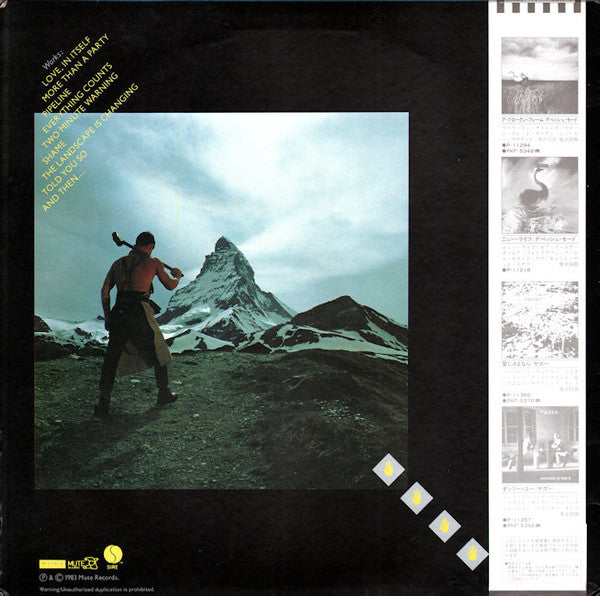 Release: Construction Time Again-Vinyl-Japan-1983-P-11412, P-11412-1091607