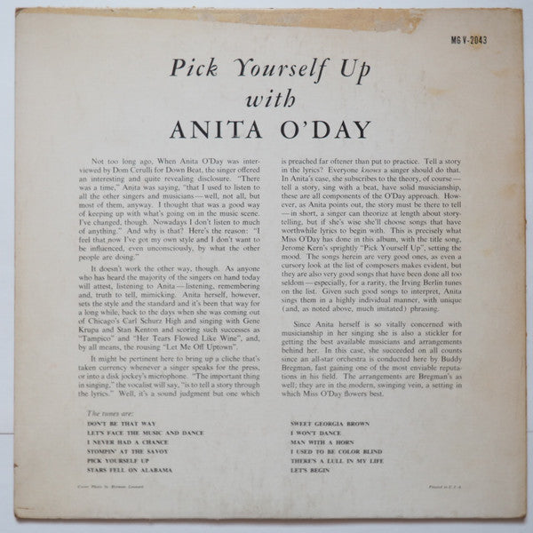 Release: Pick Yourself Up-Vinyl-US-1956-MGV-2043-3873284