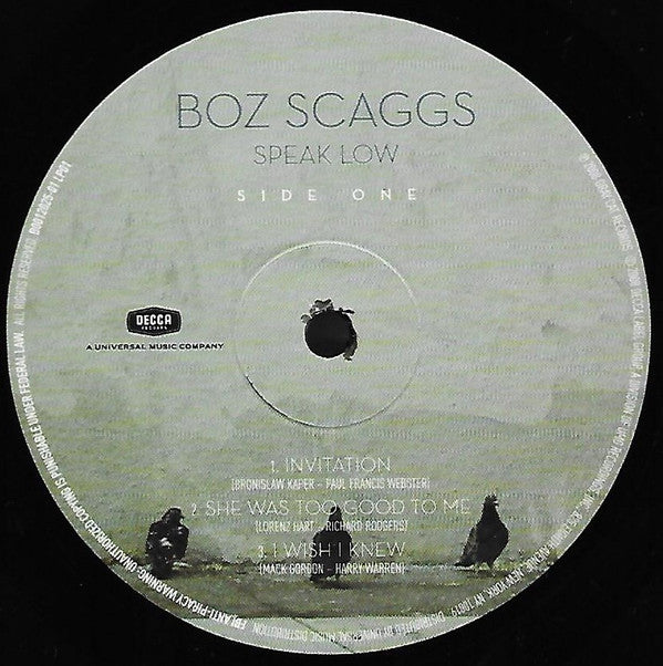 Master Release: Speak Low by Boz Scaggs