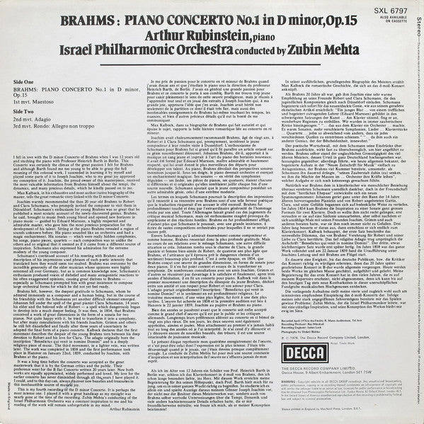 Release: Piano Concerto No.1-Vinyl-UK-1976-SXL 6797-7403068