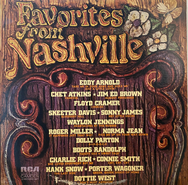 Release: Favorites From Nashville-Vinyl-US-1972-CXS-9019-7845845