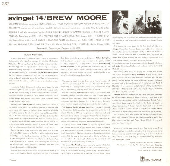 Master Release: Brew Moore In Europe by Brew Moore