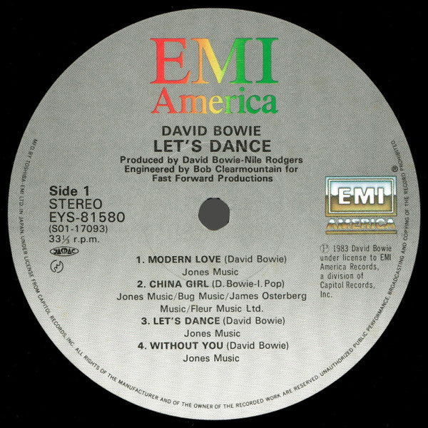 Let's Dance = レッツ・ダンス