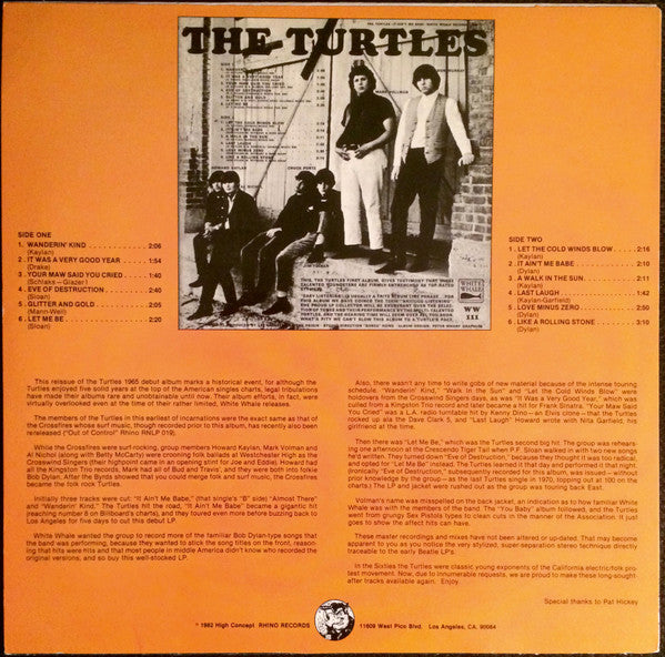 Master Release: It Ain't Me Babe by The Turtles