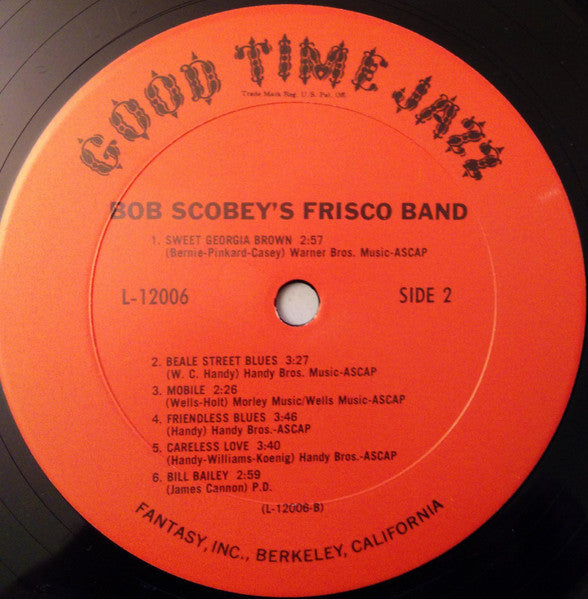 Bob Scobey's Frisco Band, Vol. 4