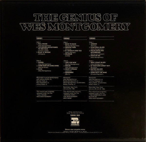 Master Release: The Genius Of Wes Montgomery by Wes Montgomery