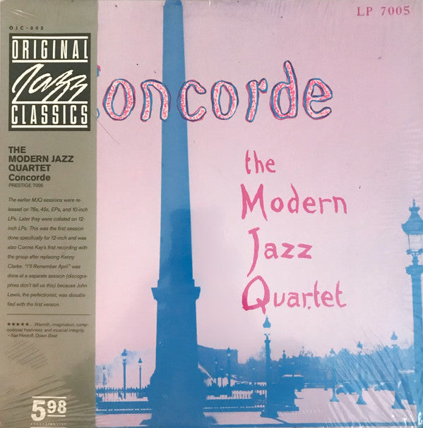 Release: Concorde-Vinyl-US-1982-OJC-002, P-7005, LP 7005-2817972